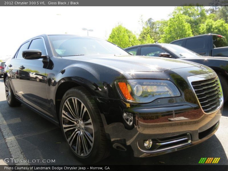 Gloss Black / Black 2012 Chrysler 300 S V6