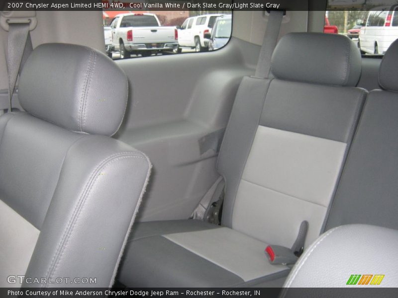 Cool Vanilla White / Dark Slate Gray/Light Slate Gray 2007 Chrysler Aspen Limited HEMI 4WD