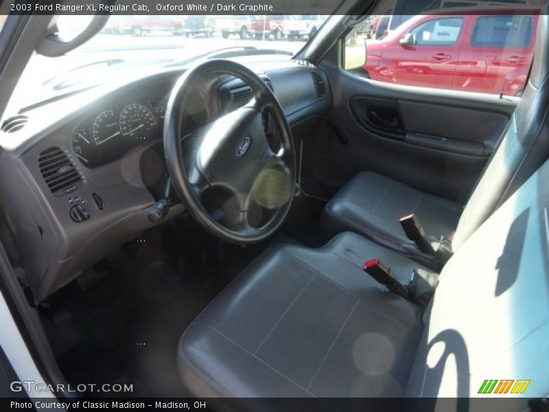 Oxford White / Dark Graphite 2003 Ford Ranger XL Regular Cab