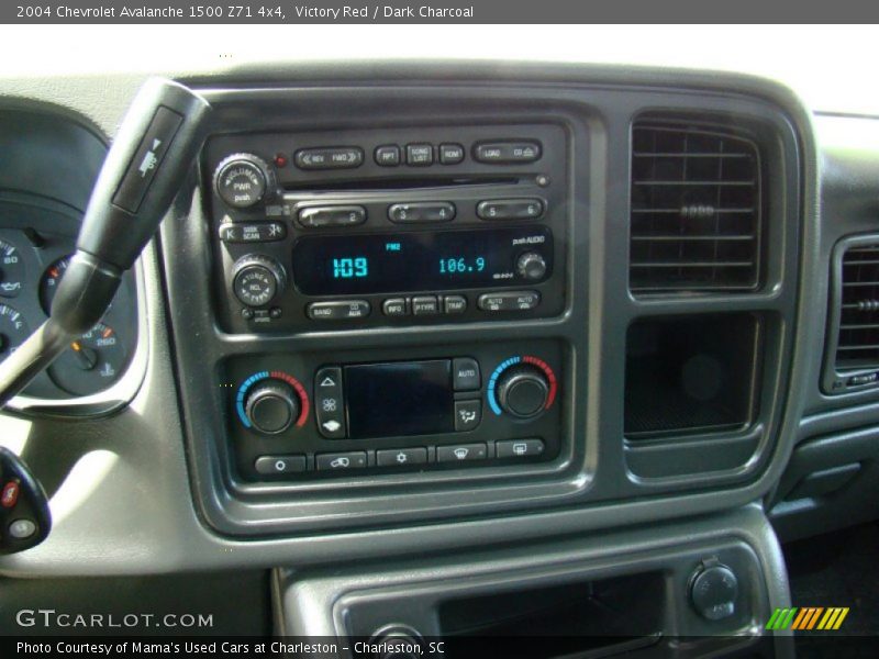 Victory Red / Dark Charcoal 2004 Chevrolet Avalanche 1500 Z71 4x4