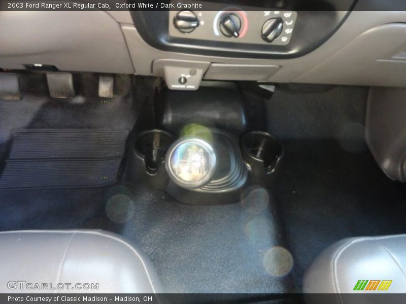 Oxford White / Dark Graphite 2003 Ford Ranger XL Regular Cab