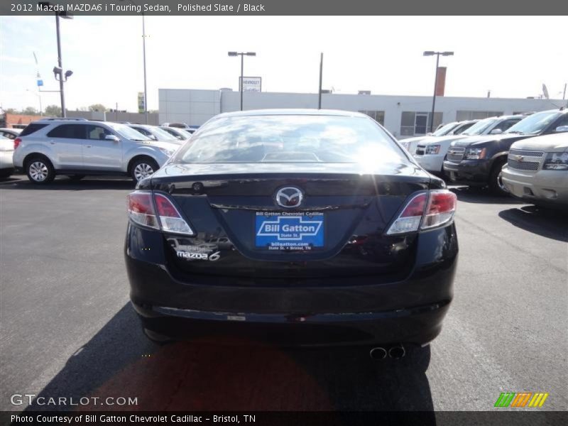 Polished Slate / Black 2012 Mazda MAZDA6 i Touring Sedan