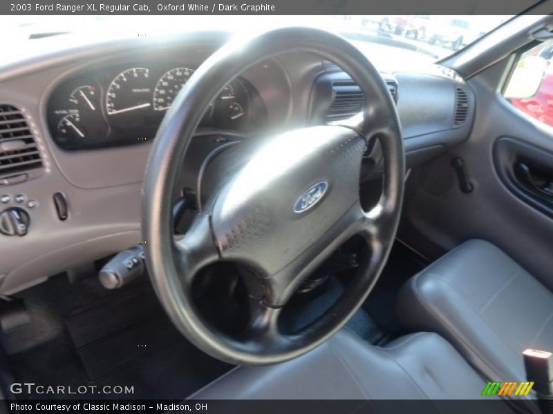 Oxford White / Dark Graphite 2003 Ford Ranger XL Regular Cab
