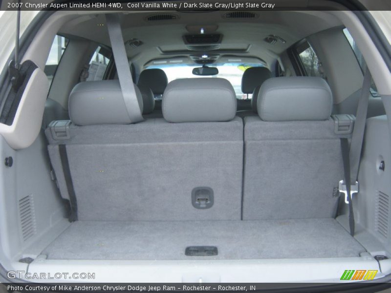 Cool Vanilla White / Dark Slate Gray/Light Slate Gray 2007 Chrysler Aspen Limited HEMI 4WD