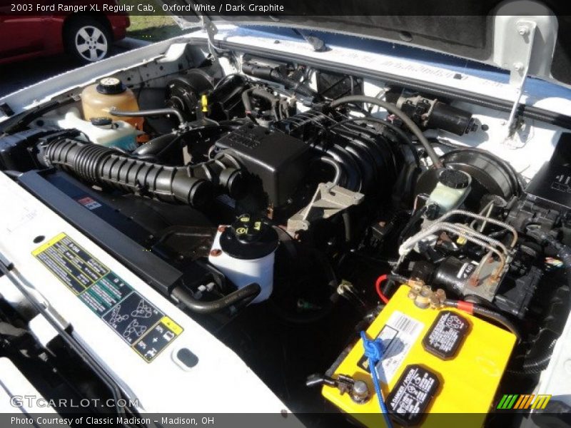 Oxford White / Dark Graphite 2003 Ford Ranger XL Regular Cab