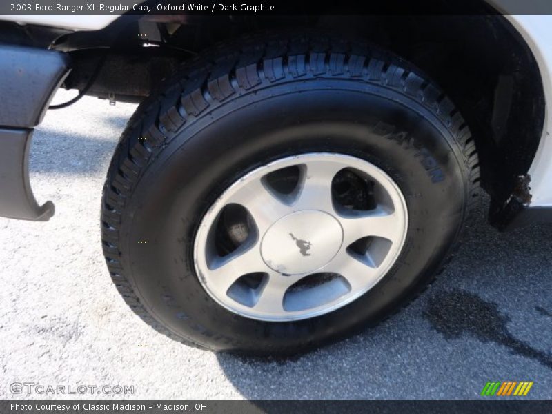 Oxford White / Dark Graphite 2003 Ford Ranger XL Regular Cab