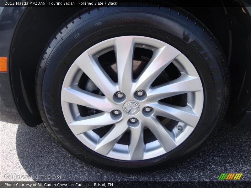 Polished Slate / Black 2012 Mazda MAZDA6 i Touring Sedan
