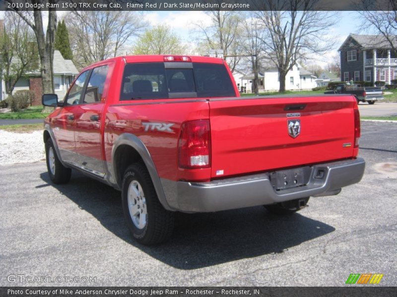 Flame Red / Dark Slate/Medium Graystone 2010 Dodge Ram 1500 TRX Crew Cab