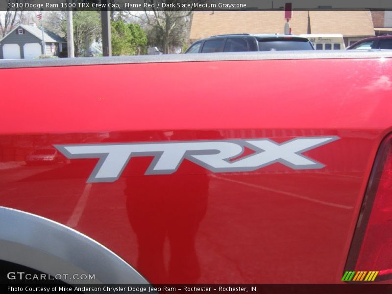 Flame Red / Dark Slate/Medium Graystone 2010 Dodge Ram 1500 TRX Crew Cab