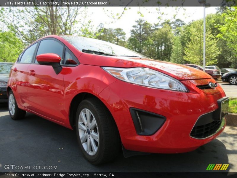 Race Red / Charcoal Black 2012 Ford Fiesta SE Hatchback
