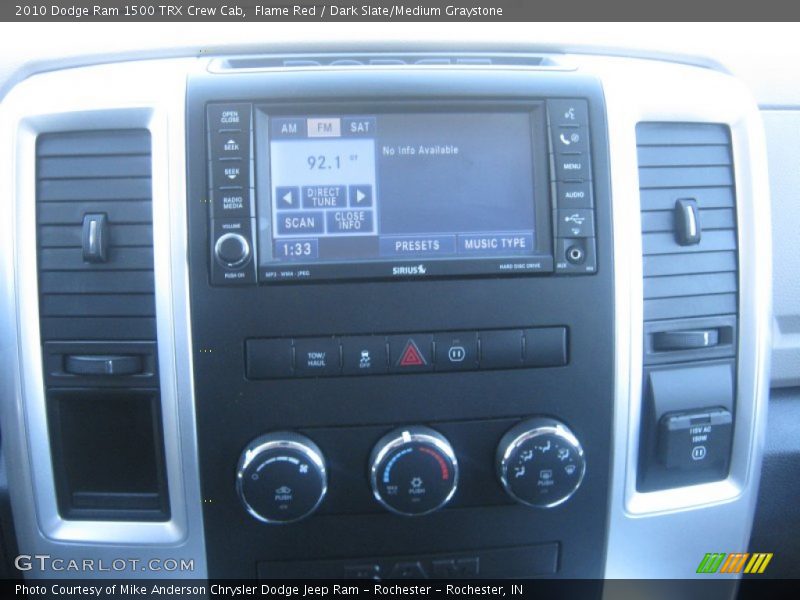 Flame Red / Dark Slate/Medium Graystone 2010 Dodge Ram 1500 TRX Crew Cab