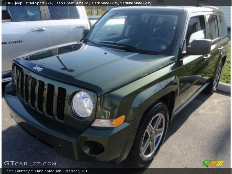 Jeep Green Metallic / Dark Slate Gray/Medium Slate Gray 2009 Jeep Patriot Sport 4x4