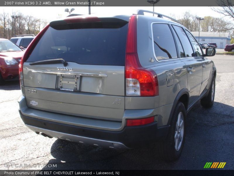 Willow Green Metallic / Taupe 2007 Volvo XC90 3.2 AWD