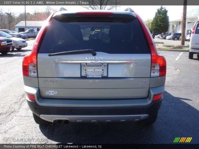 Willow Green Metallic / Taupe 2007 Volvo XC90 3.2 AWD