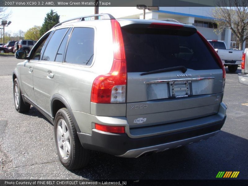 Willow Green Metallic / Taupe 2007 Volvo XC90 3.2 AWD