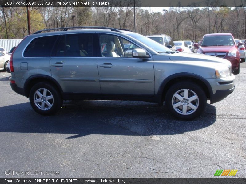 Willow Green Metallic / Taupe 2007 Volvo XC90 3.2 AWD
