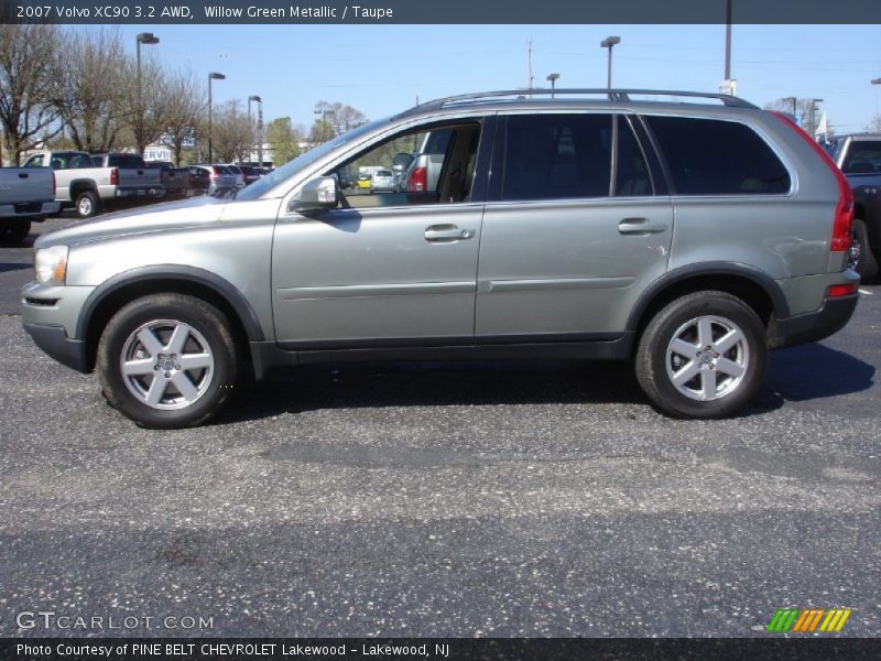 Willow Green Metallic / Taupe 2007 Volvo XC90 3.2 AWD