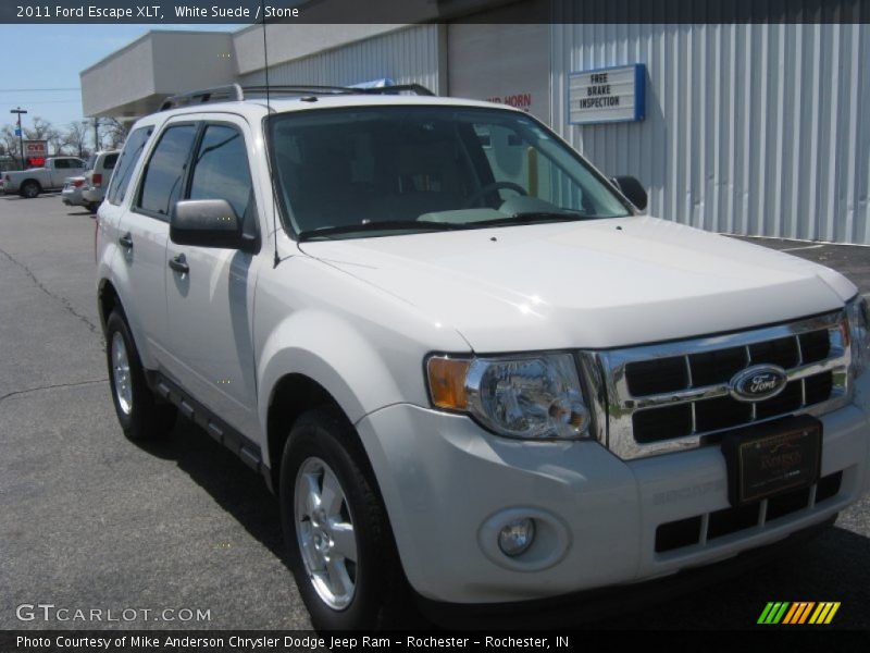 White Suede / Stone 2011 Ford Escape XLT