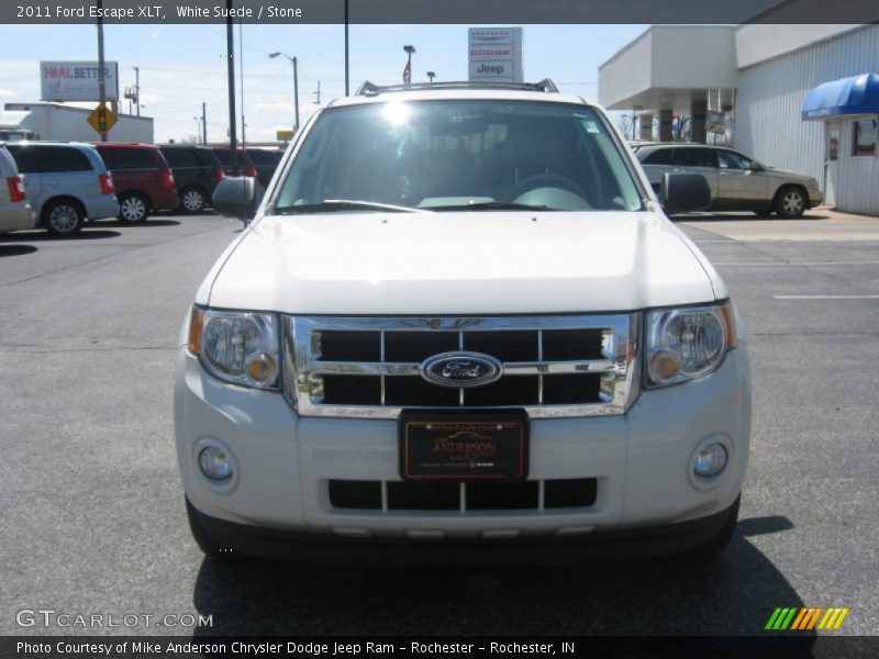 White Suede / Stone 2011 Ford Escape XLT