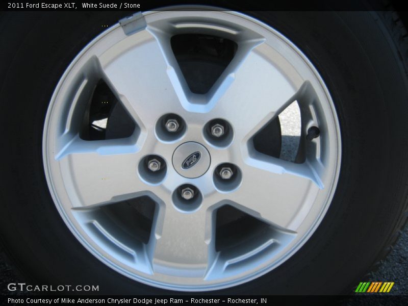 White Suede / Stone 2011 Ford Escape XLT