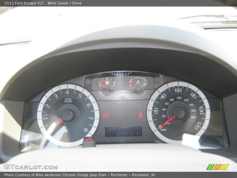 White Suede / Stone 2011 Ford Escape XLT