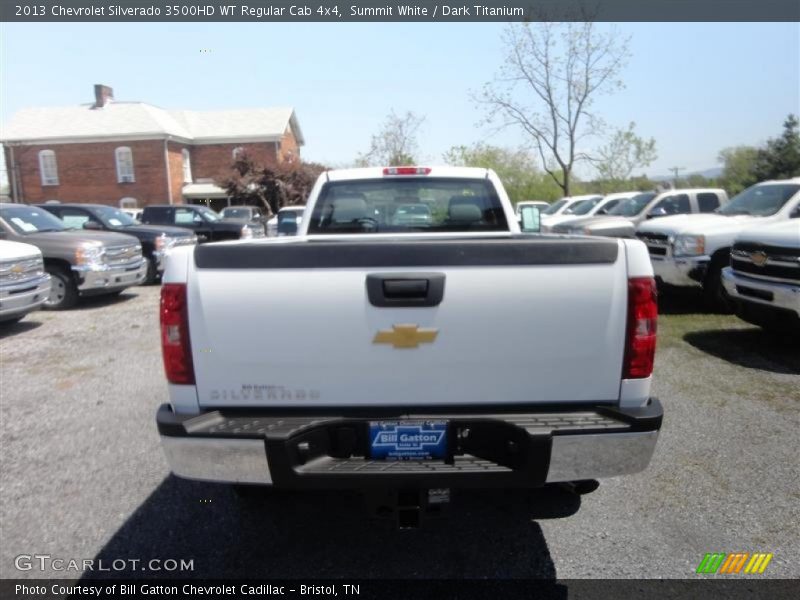 Summit White / Dark Titanium 2013 Chevrolet Silverado 3500HD WT Regular Cab 4x4