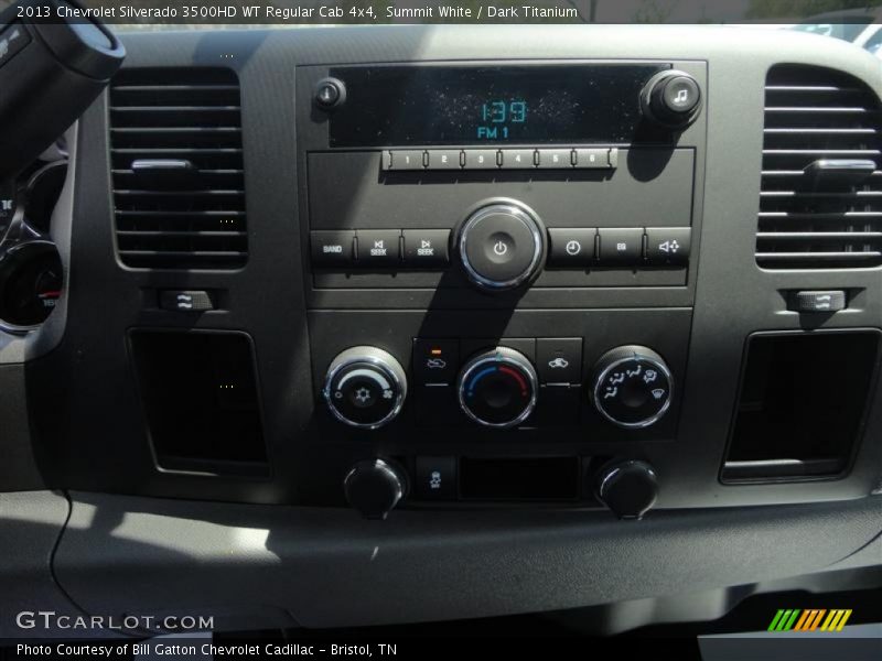 Summit White / Dark Titanium 2013 Chevrolet Silverado 3500HD WT Regular Cab 4x4