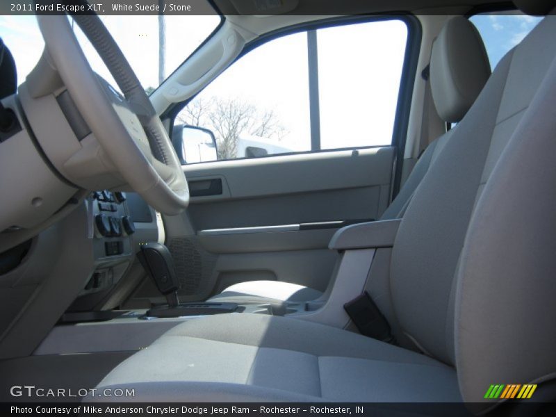 White Suede / Stone 2011 Ford Escape XLT