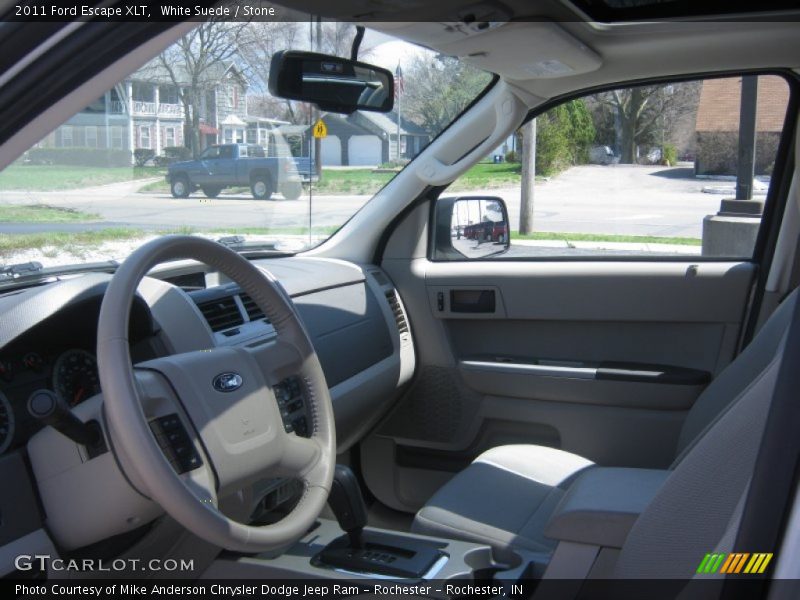 White Suede / Stone 2011 Ford Escape XLT