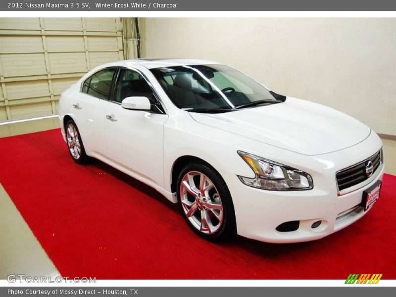 Winter Frost White / Charcoal 2012 Nissan Maxima 3.5 SV