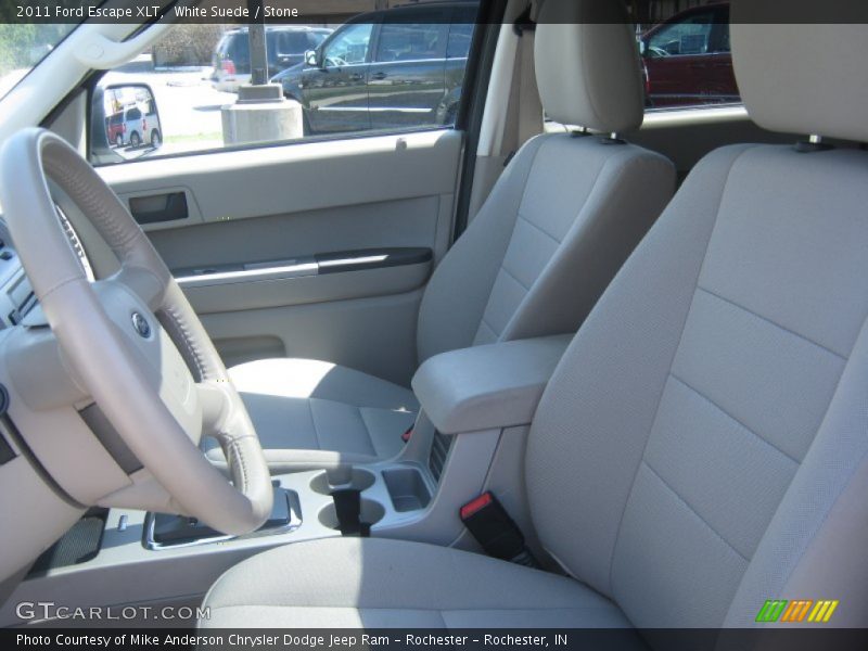 White Suede / Stone 2011 Ford Escape XLT