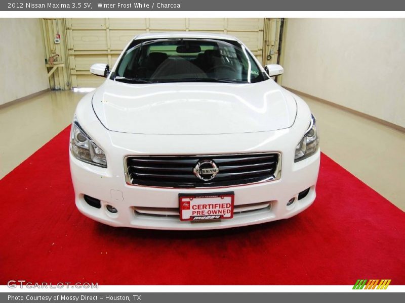 Winter Frost White / Charcoal 2012 Nissan Maxima 3.5 SV