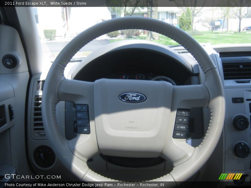 White Suede / Stone 2011 Ford Escape XLT
