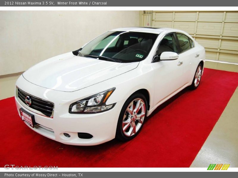 Winter Frost White / Charcoal 2012 Nissan Maxima 3.5 SV