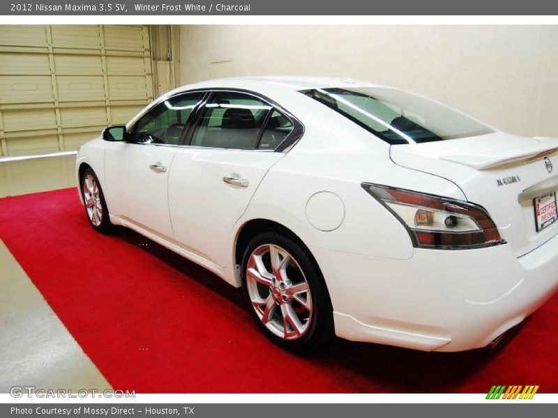 Winter Frost White / Charcoal 2012 Nissan Maxima 3.5 SV