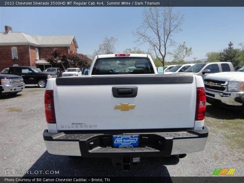 Summit White / Dark Titanium 2013 Chevrolet Silverado 3500HD WT Regular Cab 4x4
