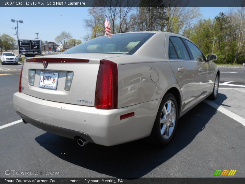 Gold Mist / Cashmere 2007 Cadillac STS V6