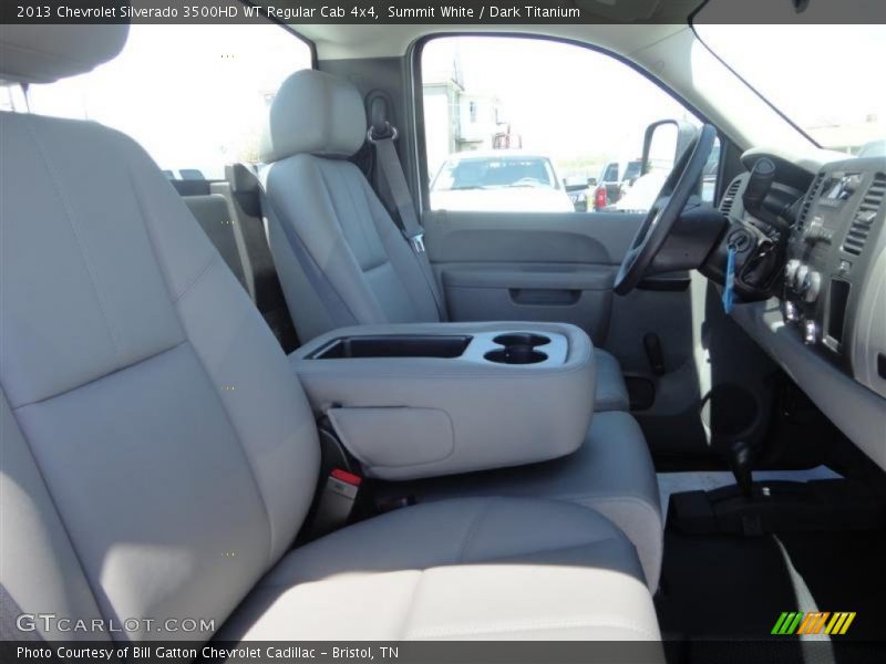 Summit White / Dark Titanium 2013 Chevrolet Silverado 3500HD WT Regular Cab 4x4