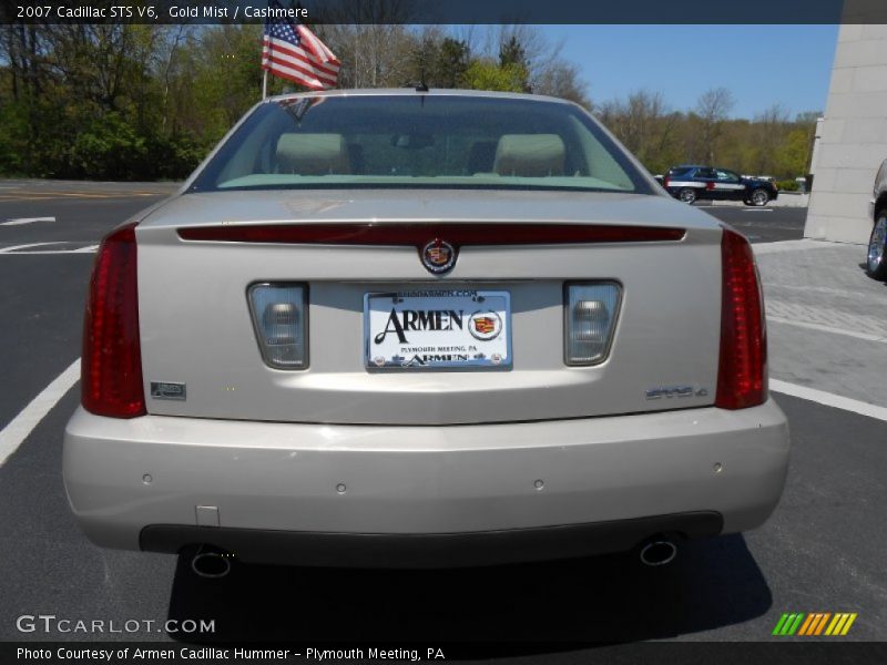 Gold Mist / Cashmere 2007 Cadillac STS V6