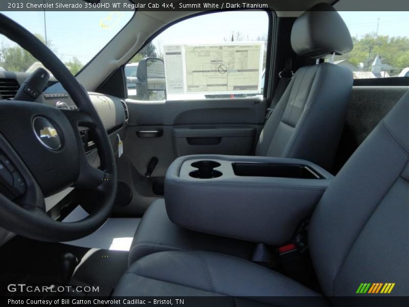 Summit White / Dark Titanium 2013 Chevrolet Silverado 3500HD WT Regular Cab 4x4
