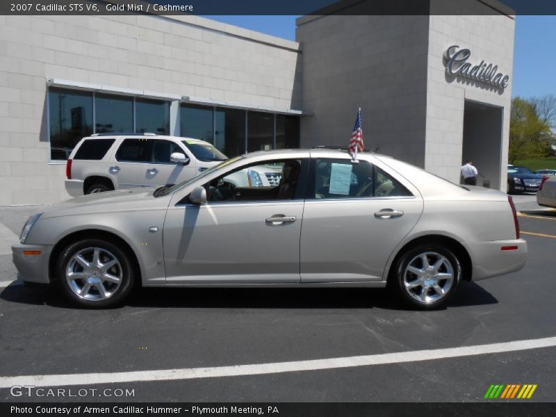 Gold Mist / Cashmere 2007 Cadillac STS V6