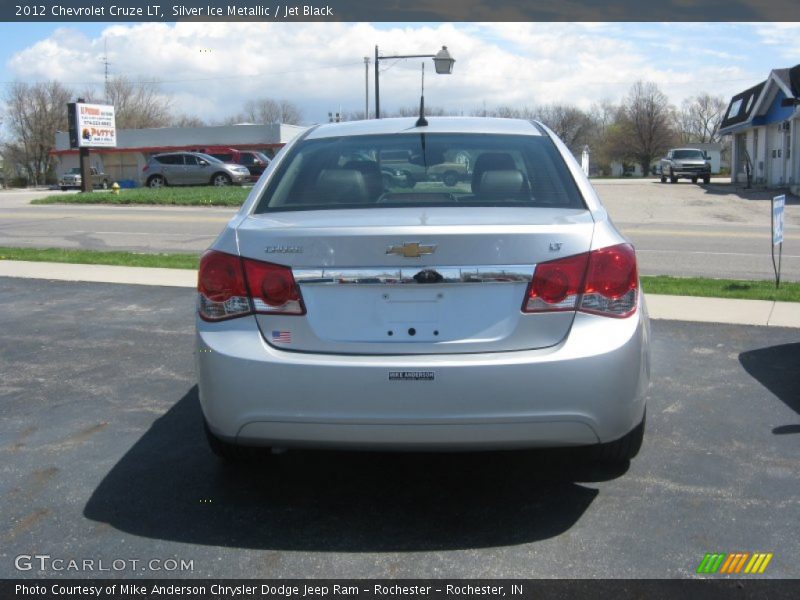 Silver Ice Metallic / Jet Black 2012 Chevrolet Cruze LT