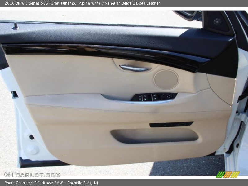 Alpine White / Venetian Beige Dakota Leather 2010 BMW 5 Series 535i Gran Turismo