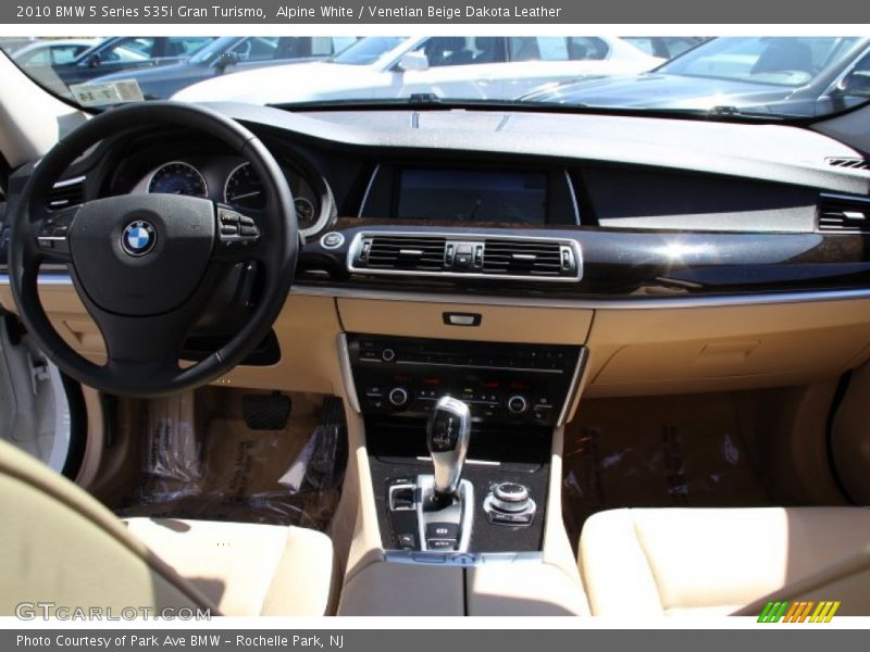 Alpine White / Venetian Beige Dakota Leather 2010 BMW 5 Series 535i Gran Turismo