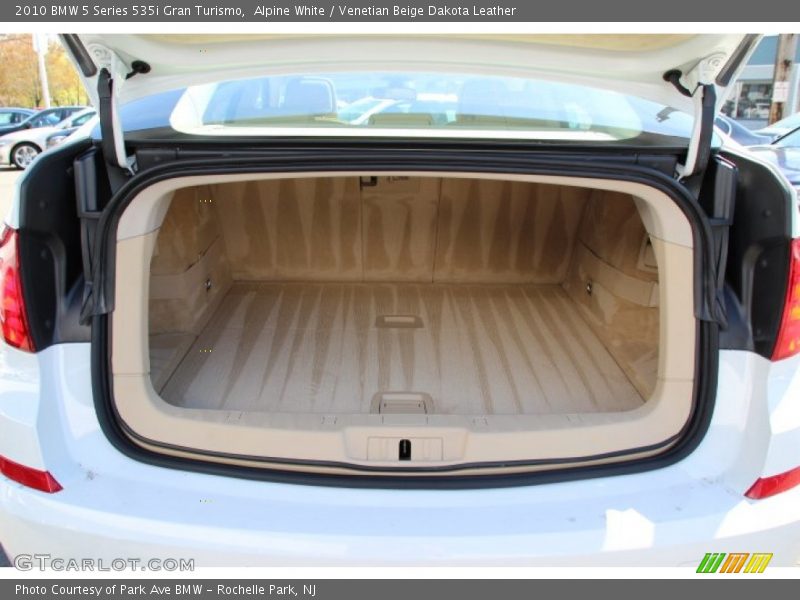 Alpine White / Venetian Beige Dakota Leather 2010 BMW 5 Series 535i Gran Turismo