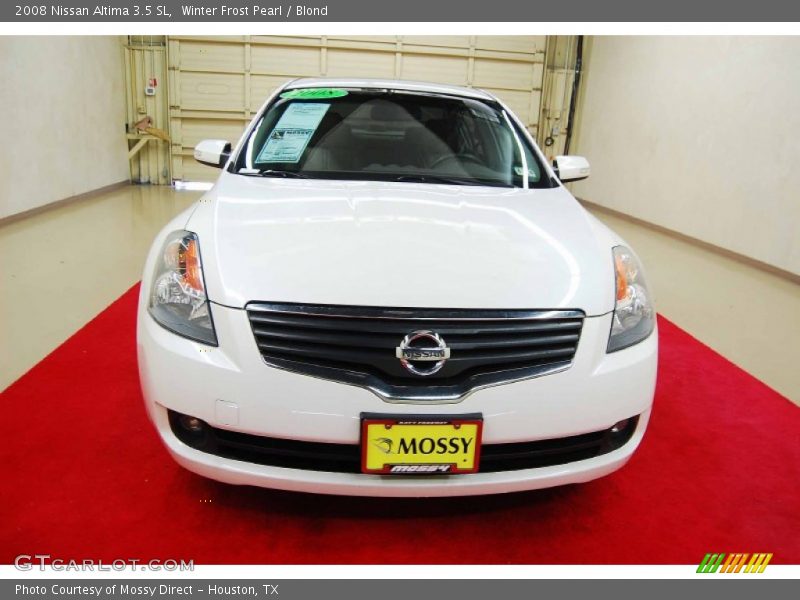 Winter Frost Pearl / Blond 2008 Nissan Altima 3.5 SL