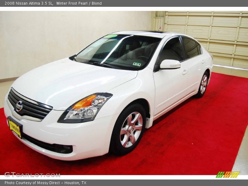 Winter Frost Pearl / Blond 2008 Nissan Altima 3.5 SL