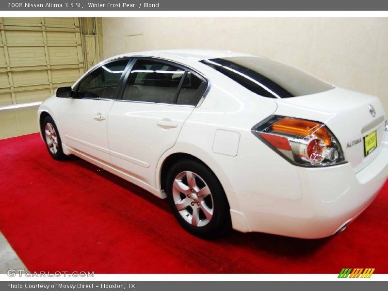 Winter Frost Pearl / Blond 2008 Nissan Altima 3.5 SL