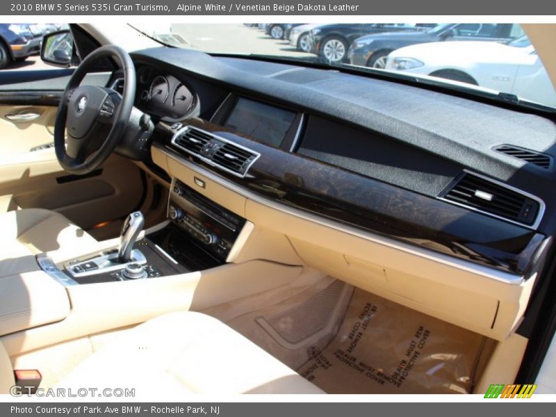Alpine White / Venetian Beige Dakota Leather 2010 BMW 5 Series 535i Gran Turismo