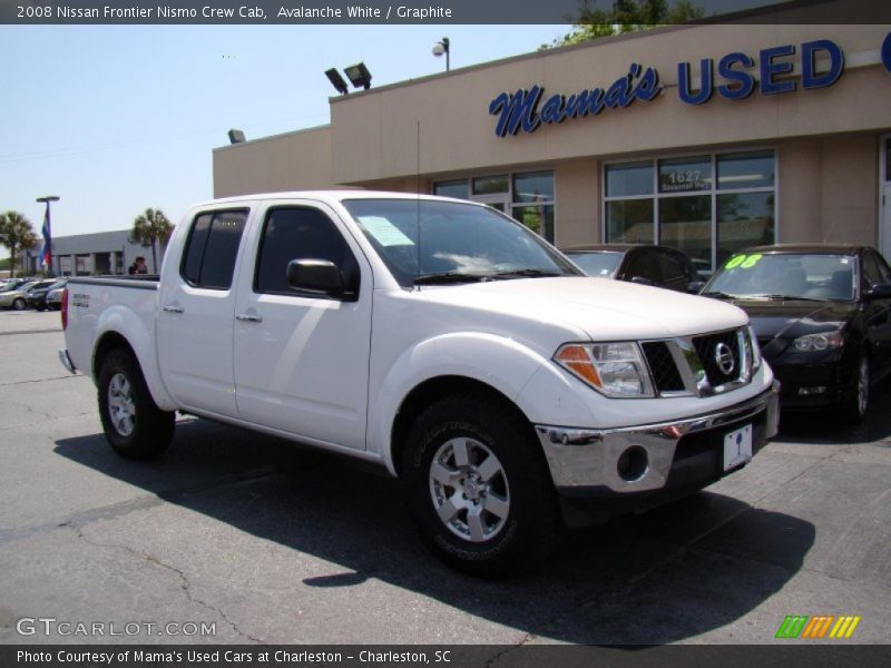 Avalanche White / Graphite 2008 Nissan Frontier Nismo Crew Cab